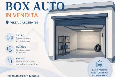 VENDESI COMODO BOX AUTO - VILLA CARCINA